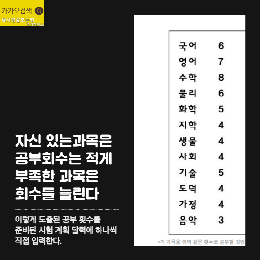 서울대 수석의 시험공부 계획표 짜는 꿀팁 -펌글입니다 | 인스티즈