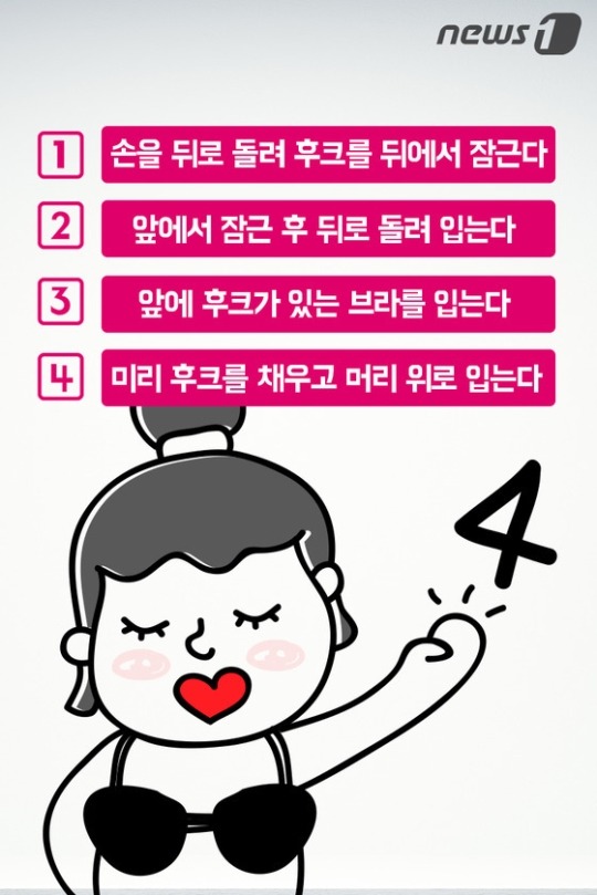 브라 입는 방법으로 파악하는 4가지 성격 유형 | 인스티즈