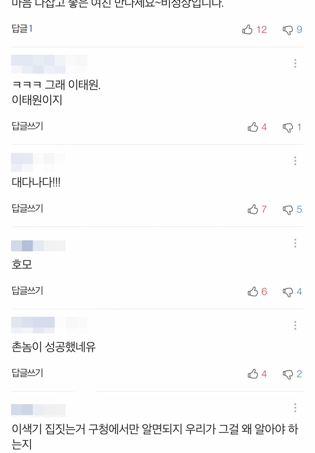 이태원에 집 짓는다는 홍석천 기사에 달린 댓글 수준 +추가) | 인스티즈