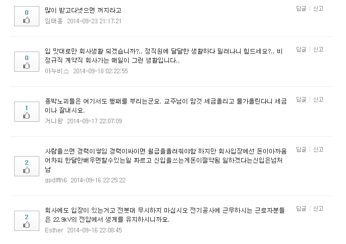 희망퇴직자들이 못마땅한 이들 | 인스티즈