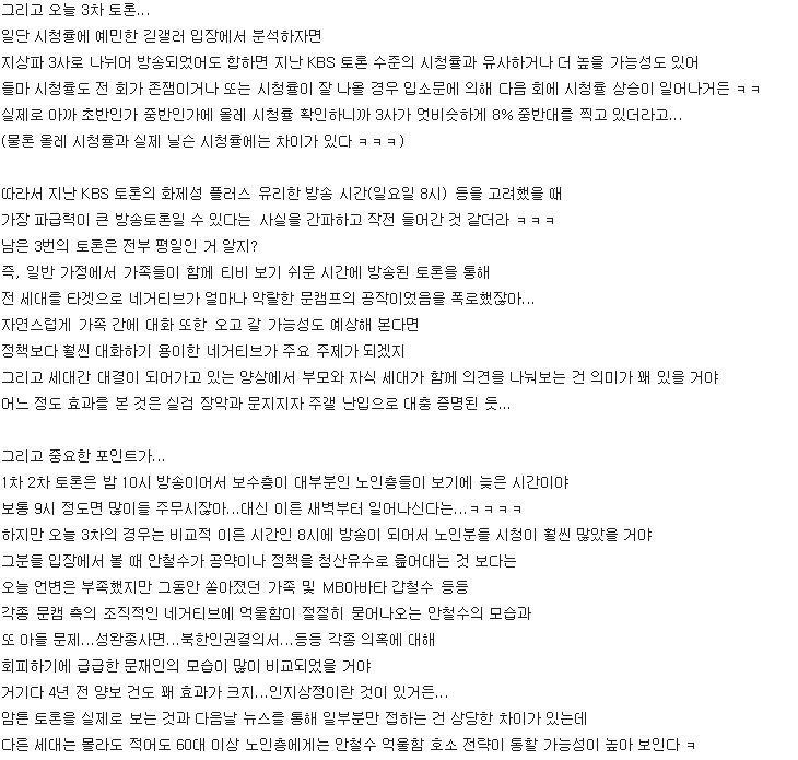 주갤러의 오늘 안철수 평가.jpg(장문주의) | 인스티즈