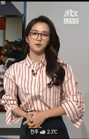 강지영 아나운서 안경 브랜드.jpgif | 인스티즈