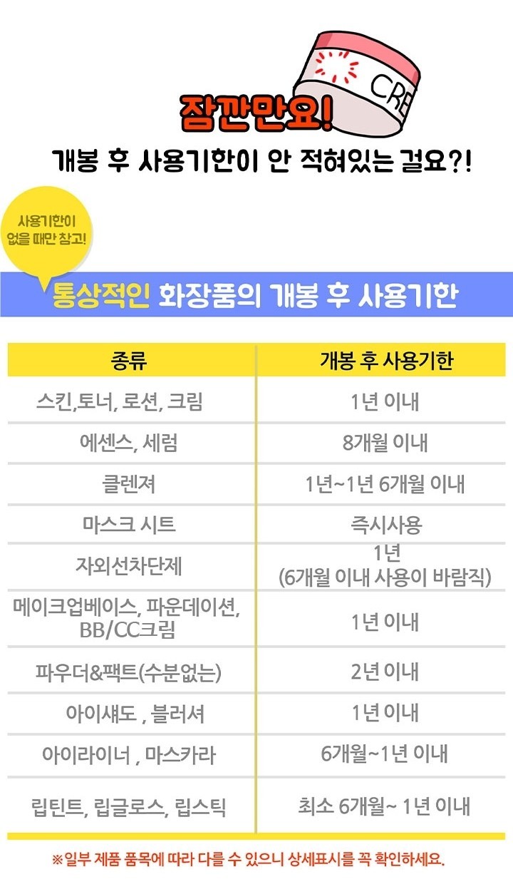 화장품 사용기한/유통기한 제대로 알고 쓰기 | 인스티즈