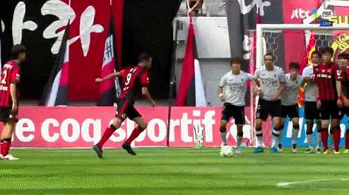 오늘자 데얀 프리킥 골.gif | 인스티즈