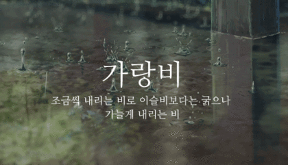무더위에 지친 여시에게 내릴 비 골라보기.gif (우리나라 비의 의인화ver) + 소나기 추가 | 인스티즈