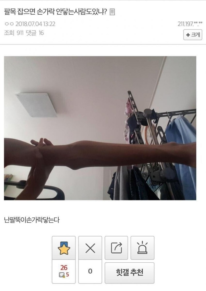공익 판정자의 팔 | 인스티즈