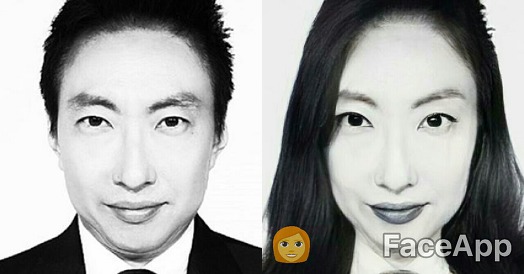 사진어플의 성전환 효과로 유명인을 성전환 시켜 보았다 | 인스티즈