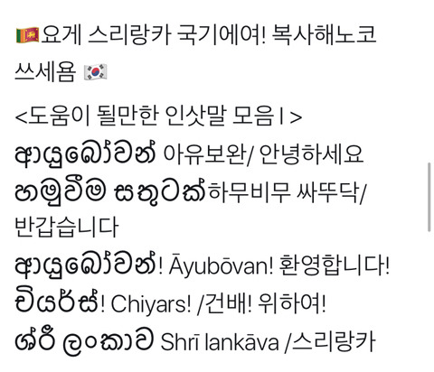[정보] 쓰리랑카에 대해 알아보자 feat. 이니의 민간외교 오소리들 | 인스티즈