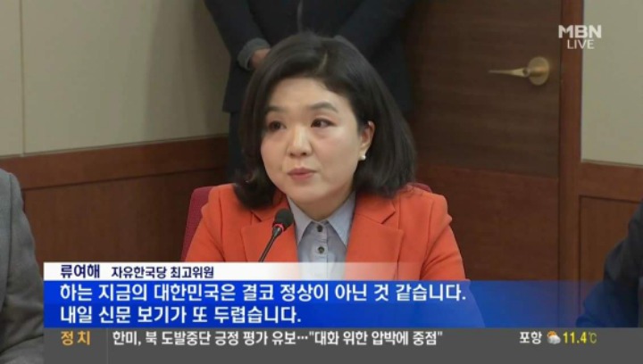 홍준표와 정우택도 진심 외면하는 류여해.jpg | 인스티즈
