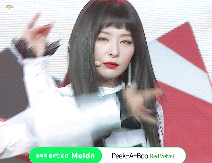 레드벨벳 11월 22일 쇼챔 무대.gif | 인스티즈