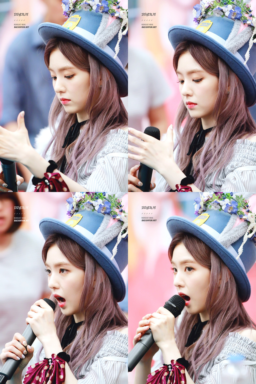 1년전 보라색 머리 아이린.jpgif | 인스티즈