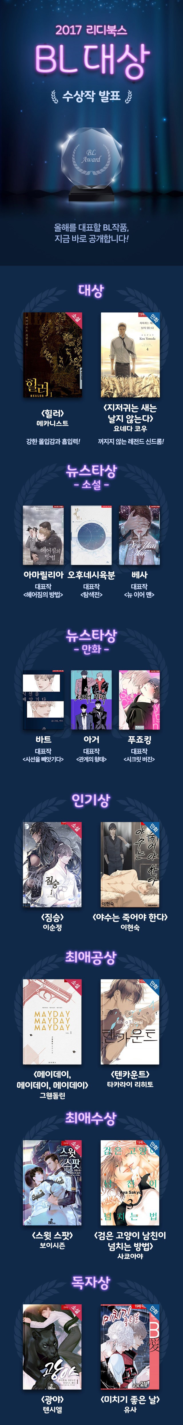 2017 리디북스 BL 대상 | 인스티즈