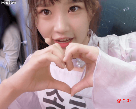 프로미스나인 - To Day 음악방송 비하인드.GIF(데이터 주의) | 인스티즈
