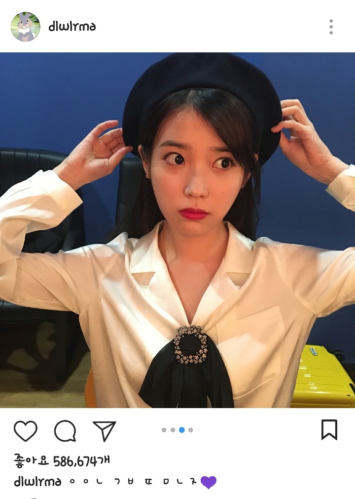 최근 아이유 인스타 업뎃 | 인스티즈