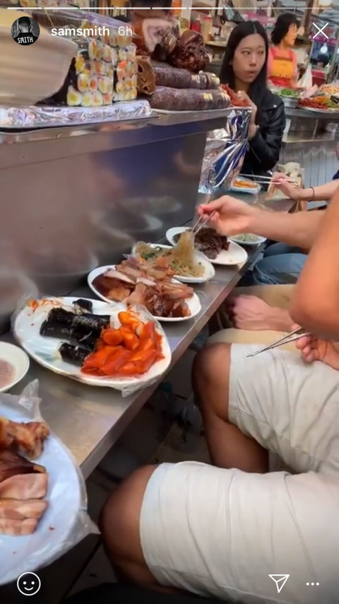 진짜 야무지게 서울 돌아다니는 샘스미스 | 인스티즈